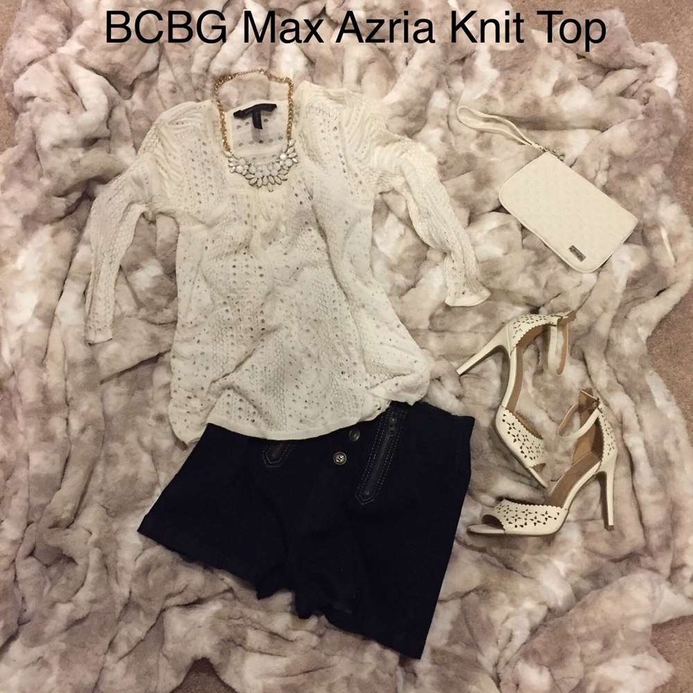 ✨BCBGMAXAZRIA ✨Kabele Knit Top ✨